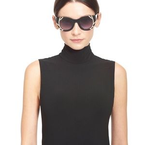 Alice + Olivia Delancey Swarovski Cat Sunglasses